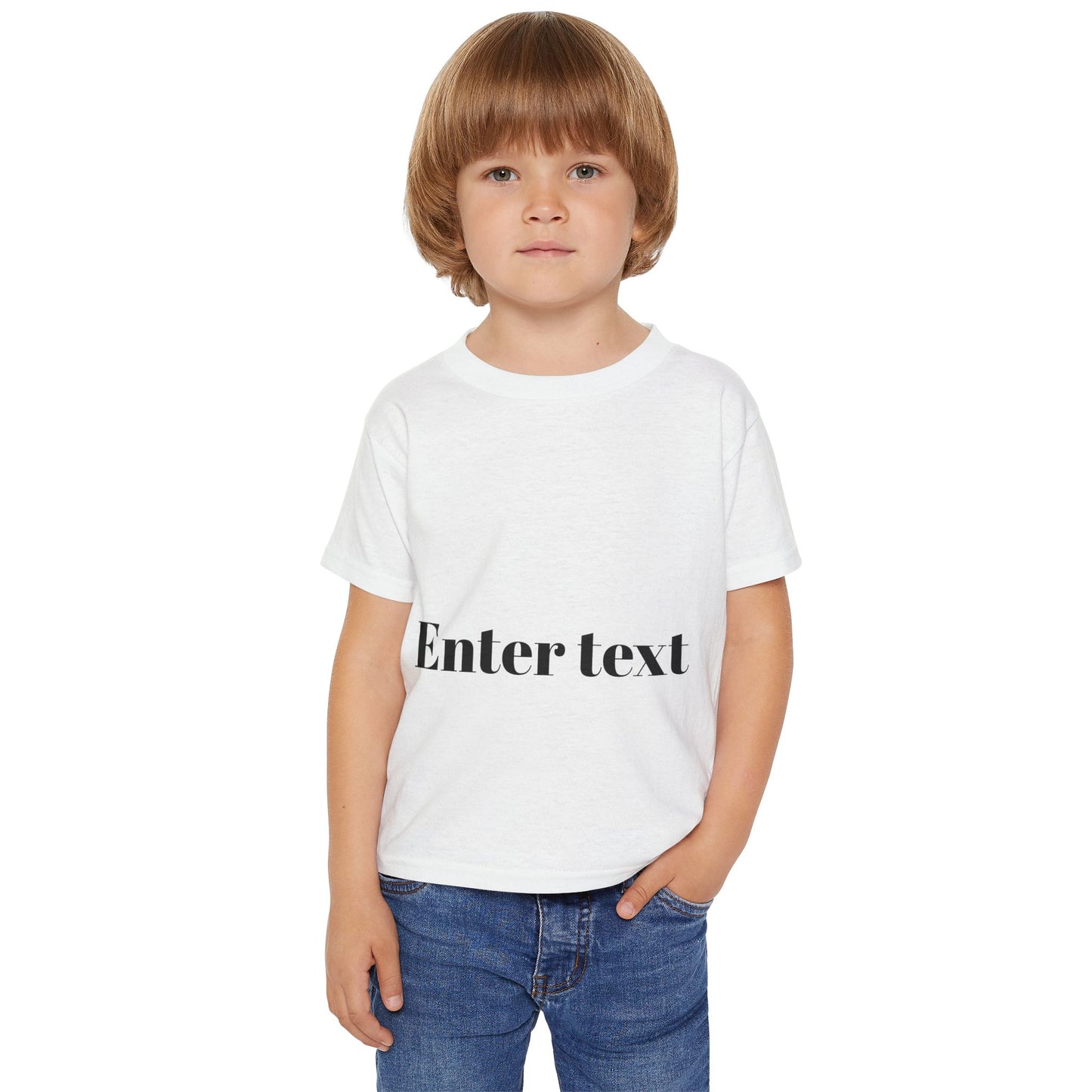 Customizable Heavy Cotton Toddler T-Shirt - Perfect for Every Occasion